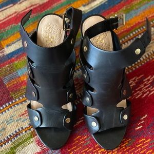 Vince Camuto Peep Toe Booties